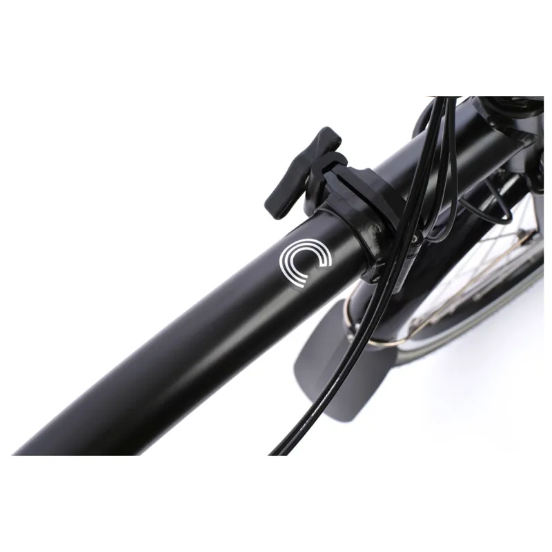 Brompton C Line Electric 4 speed Folding Bike in Matt Black-8