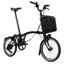 Brompton C Line Electric 4 speed Folding Bike in Matt Black