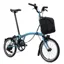 Brompton C Line Electric 4 speed Folding Bike in Cloud Metallic