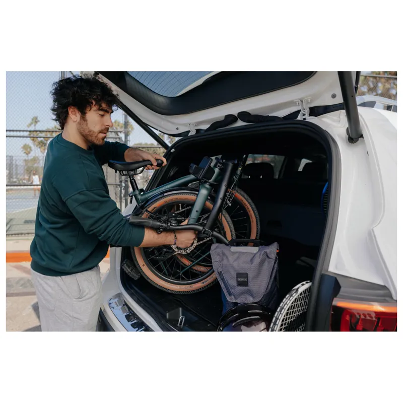 Brompton Electric G-Line with SuperRoll+ 4 speed in Forest Green-7