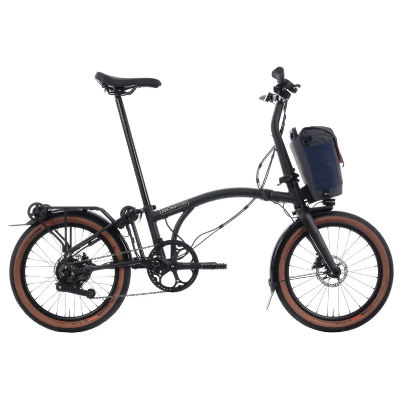 Brompton Electric G-Line with SuperRoll+ 4 speed in Space Black
