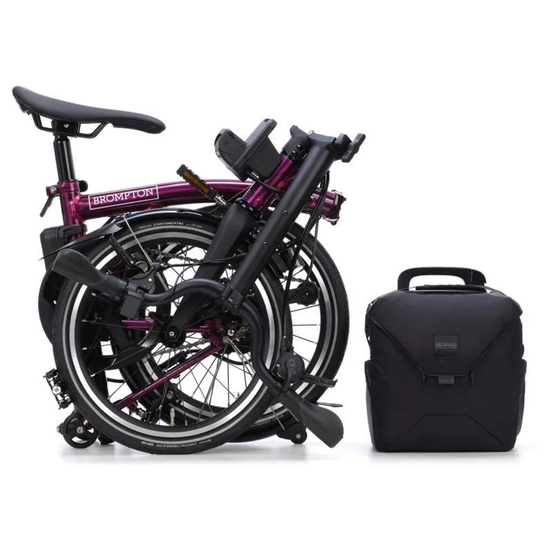 Brompton P Line Electric 4 speed Folding Bike in Amethyst Lacquer-8