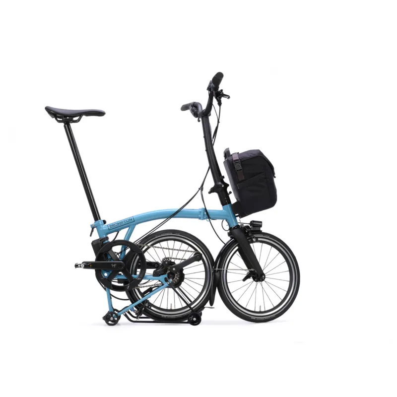 Brompton P Line Electric 4 speed Folding Bike in Cloud Metallic-7