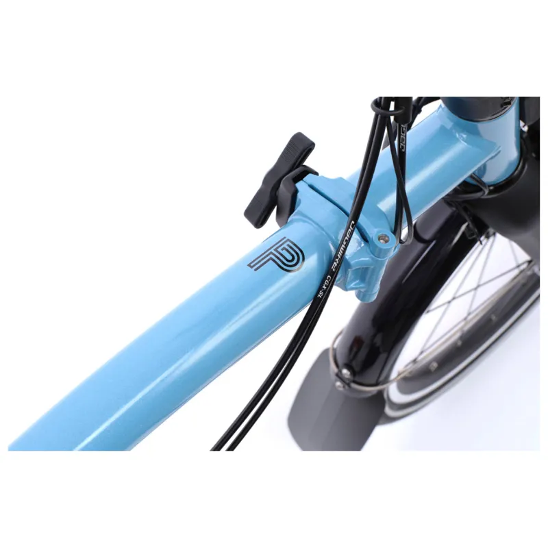 Brompton P Line Electric 4 speed Folding Bike in Cloud Metallic-9