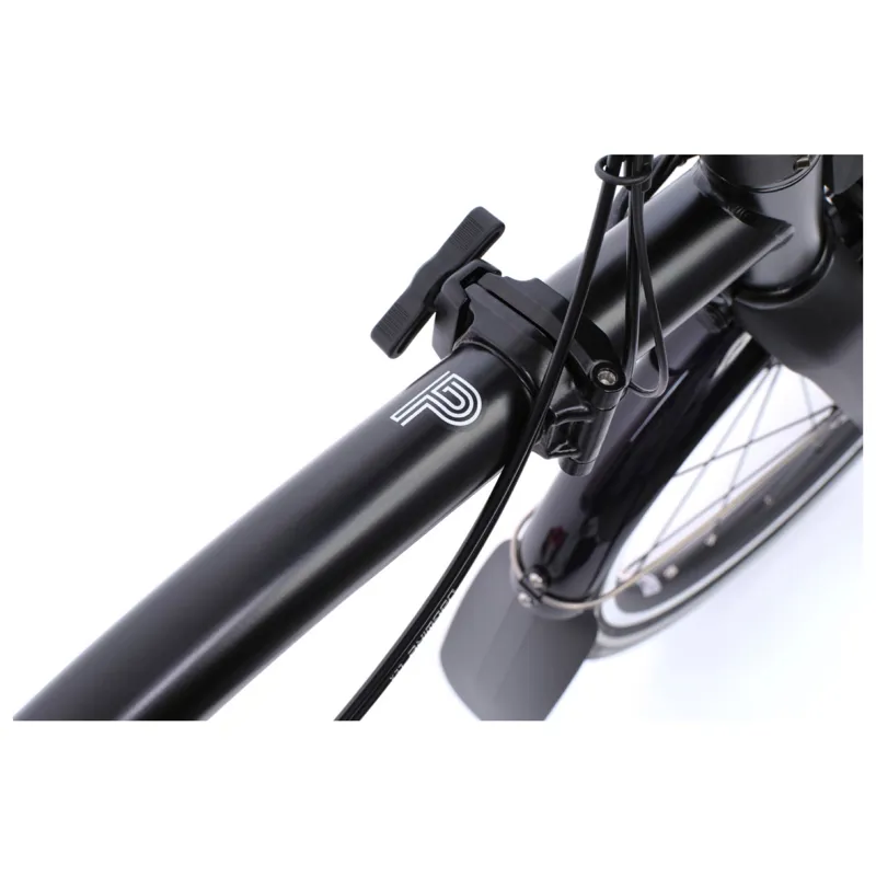 Brompton P Line Electric 4 speed Folding Bike in Matt Black-9