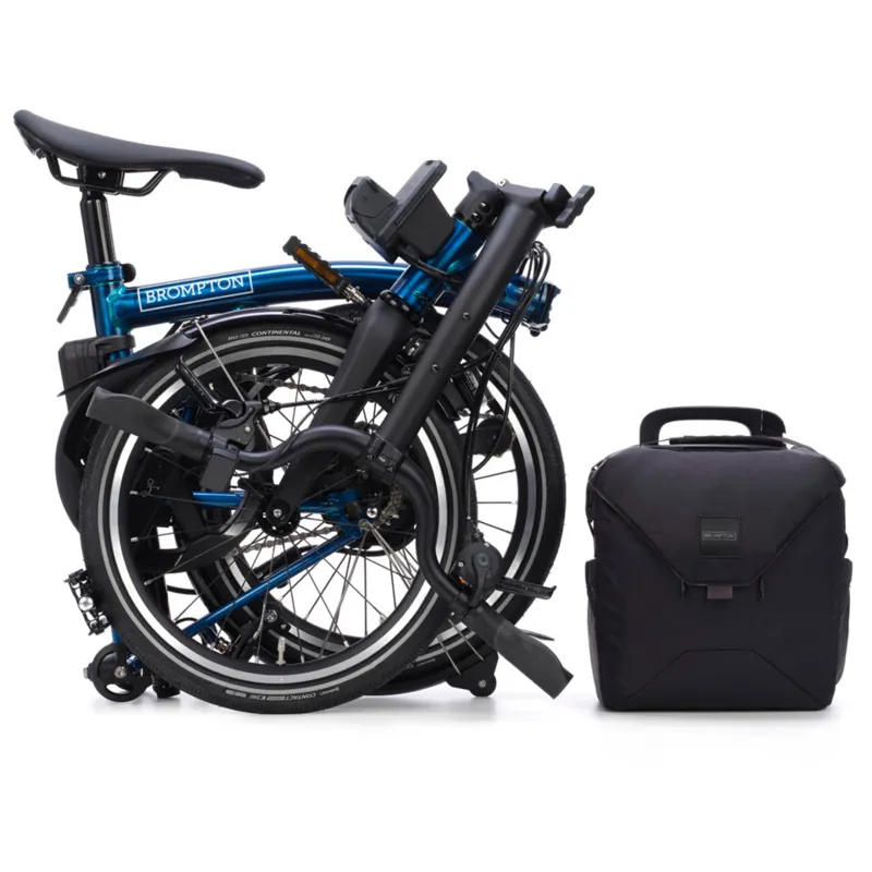 Brompton P Line Electric 4 speed Folding Bike in Pacific Lacquer-5