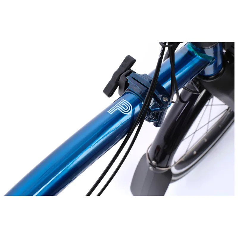 Brompton P Line Electric 4 speed Folding Bike in Pacific Lacquer-6