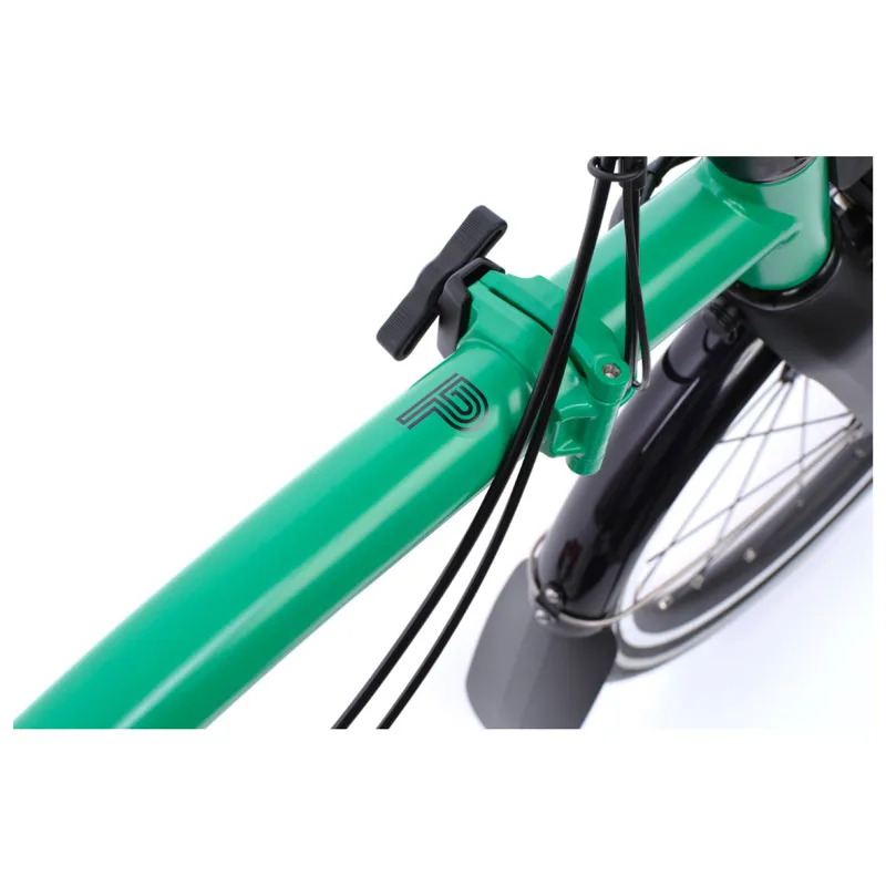 Brompton P Line Electric 4 speed Folding Bike in Palm Green-9