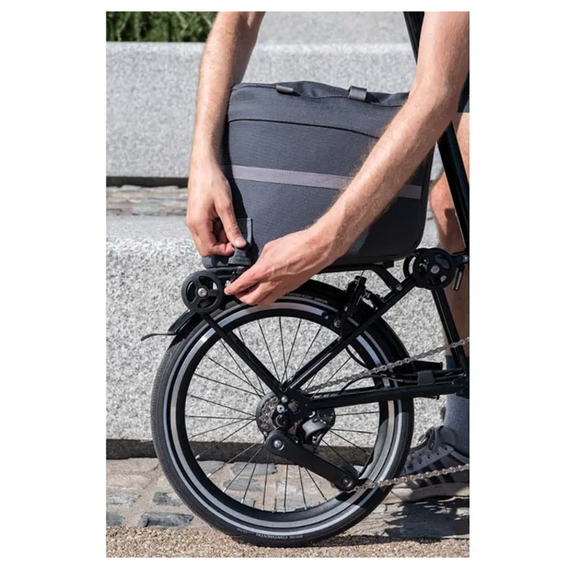 Brompton Borough Roller Rack Bag in Dark Grey-4