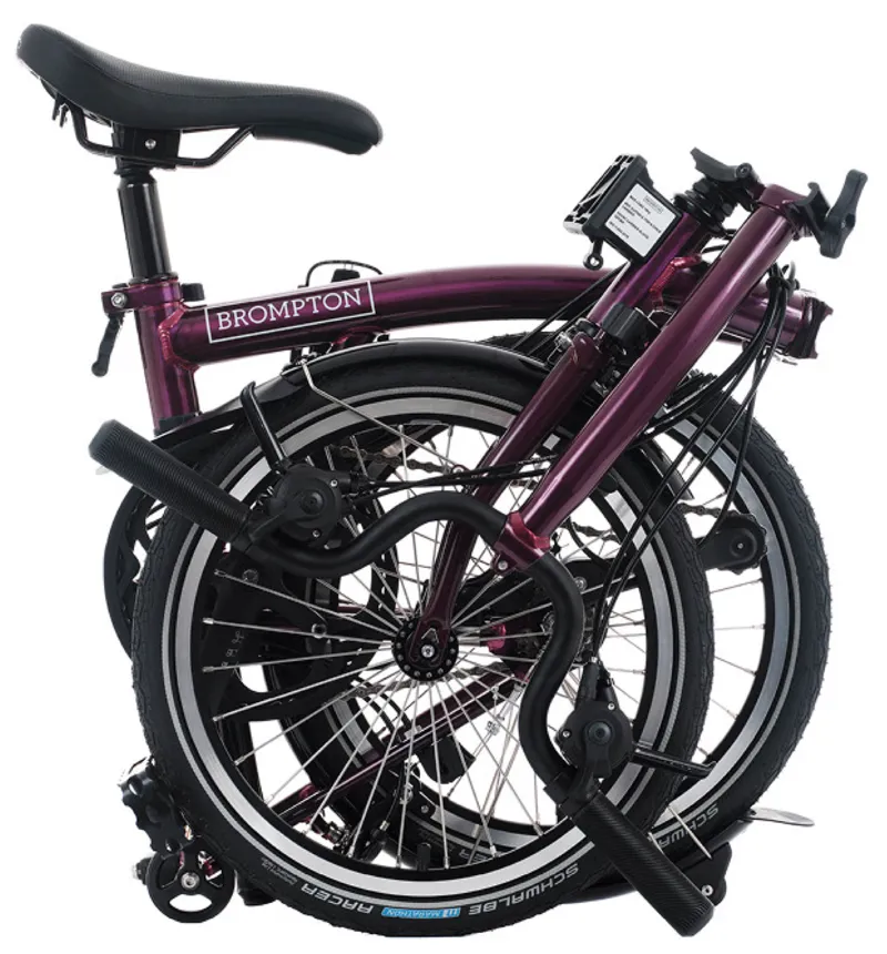 Brompton C-Line 12 Speed Urban Mid Bar M12L in Amethyst Lacquer-5