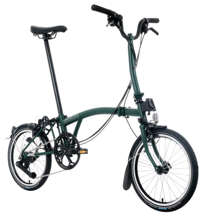 Brompton C-Line 12 Speed Urban Mid Bar M12L in Racing Green