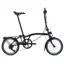 Brompton C-Line 4-speed in Matt Black with SuperRoll+ Rack
