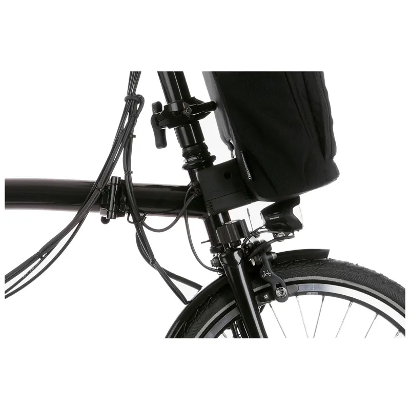 Brompton Electric C-Line 4 Speed High Bar H4L in Matt Black-4