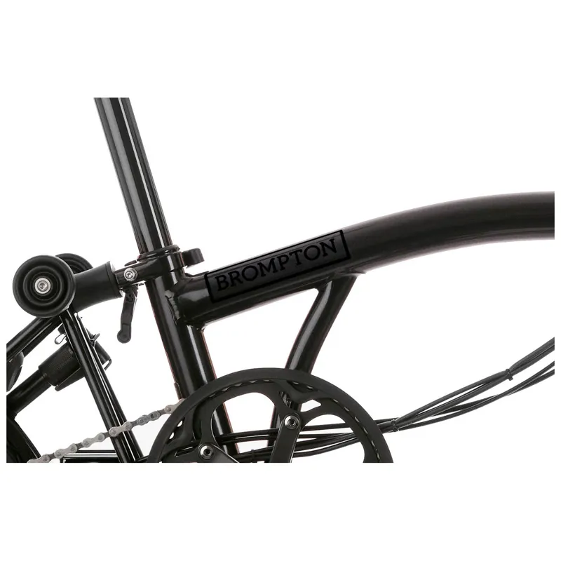 Brompton Electric C-Line 4 Speed High Bar H4L in Matt Black-6