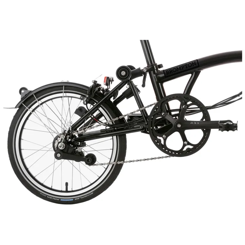 Brompton Electric C-Line 4 Speed Mid Bar M4L in Matt Black-5