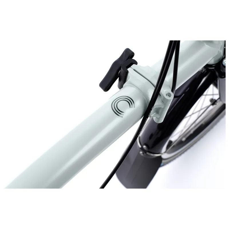 Brompton C-Line 4 speed in Lunar Ice Metallic-11