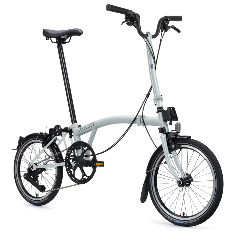 Brompton C-Line 4 speed in Lunar Ice Metallic-3
