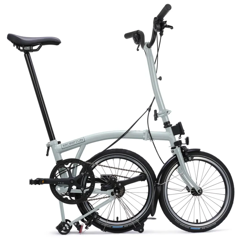 Brompton C-Line 4 speed in Lunar Ice Metallic-6
