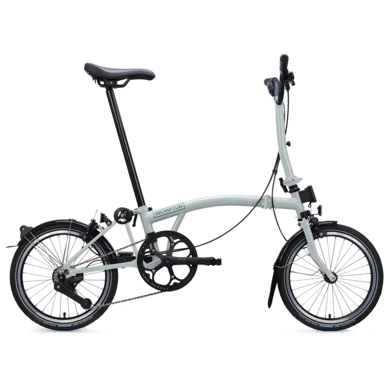 Brompton C-Line 4 speed in Lunar Ice Metallic-1