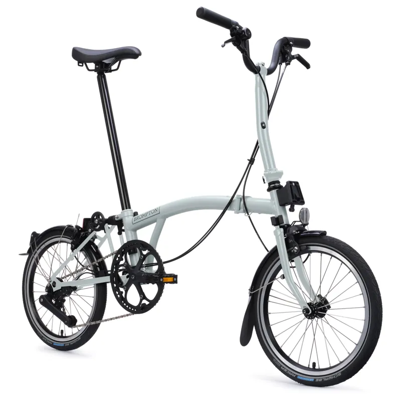 Brompton C-Line 4 speed in Lunar Ice Metallic-4