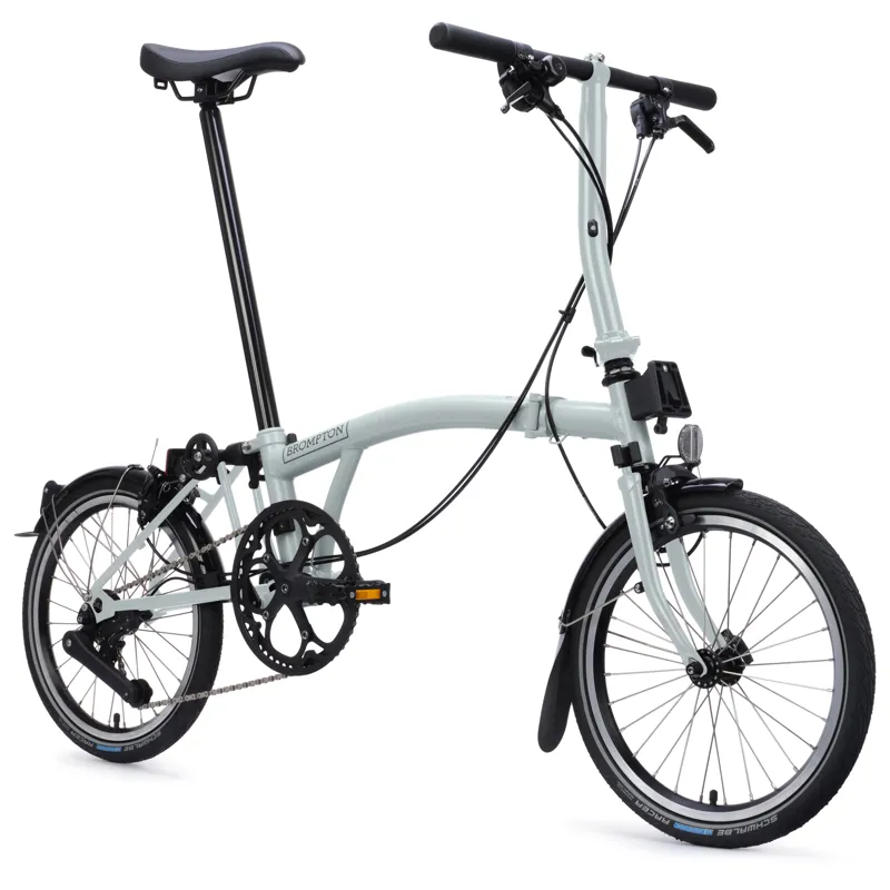 Brompton C-Line 4 speed in Lunar Ice Metallic-5