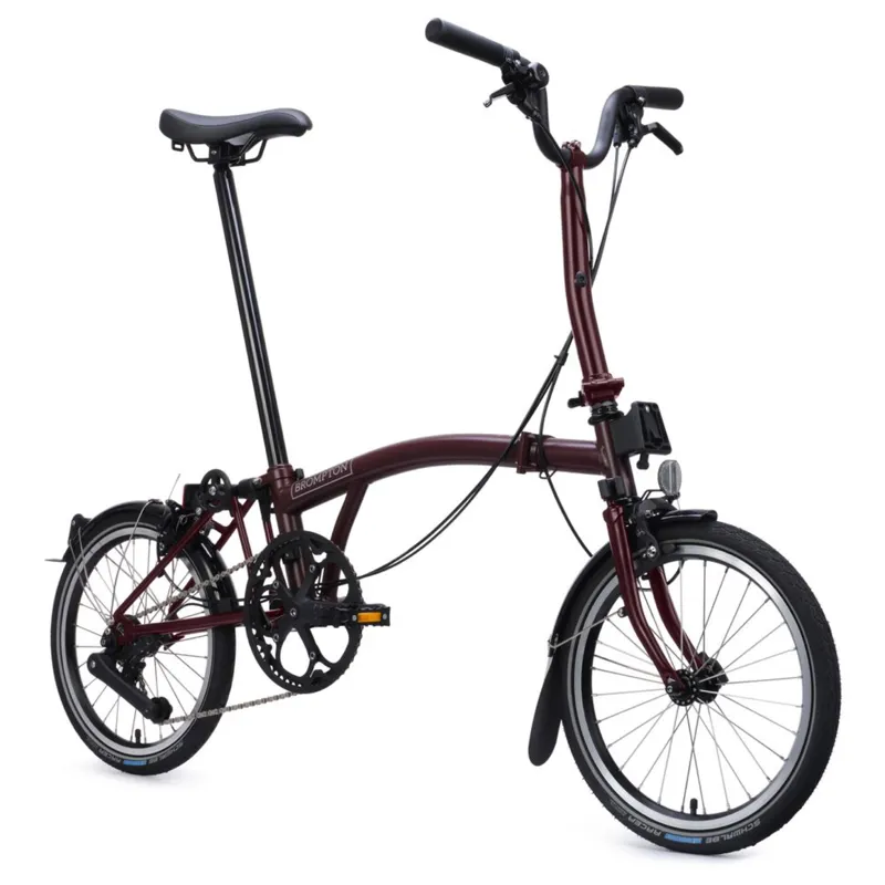 Brompton C-Line 4 speed in Plum Red-4