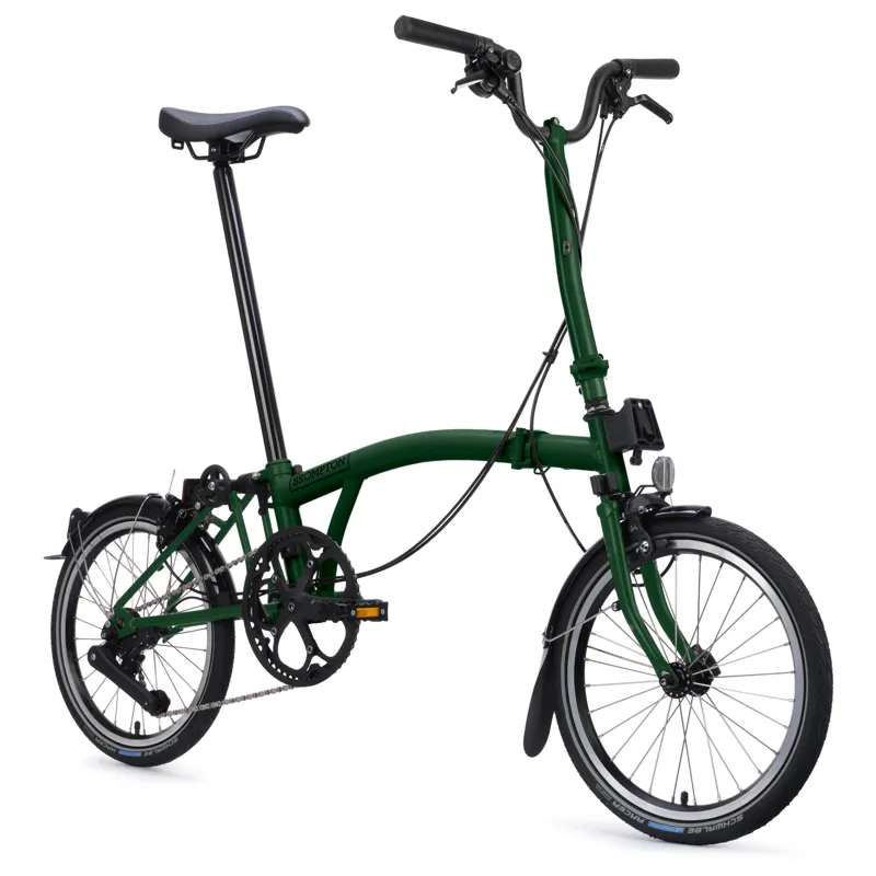 Brompton C-Line 4 speed in Racing Green-3