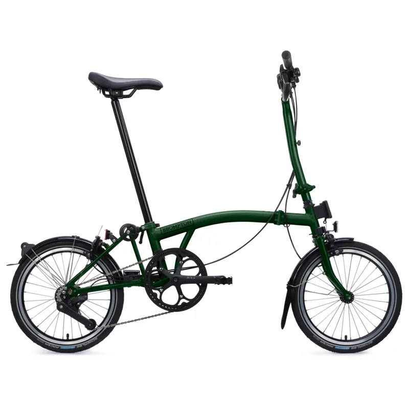 Brompton C-Line 4 speed in Racing Green