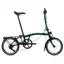 Brompton C-Line 12 speed in Racing Green with SuperRoll+ Rack