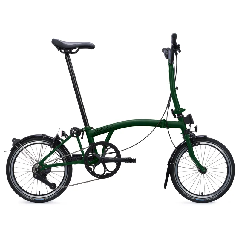 Brompton C-Line 4 speed in Racing Green-1