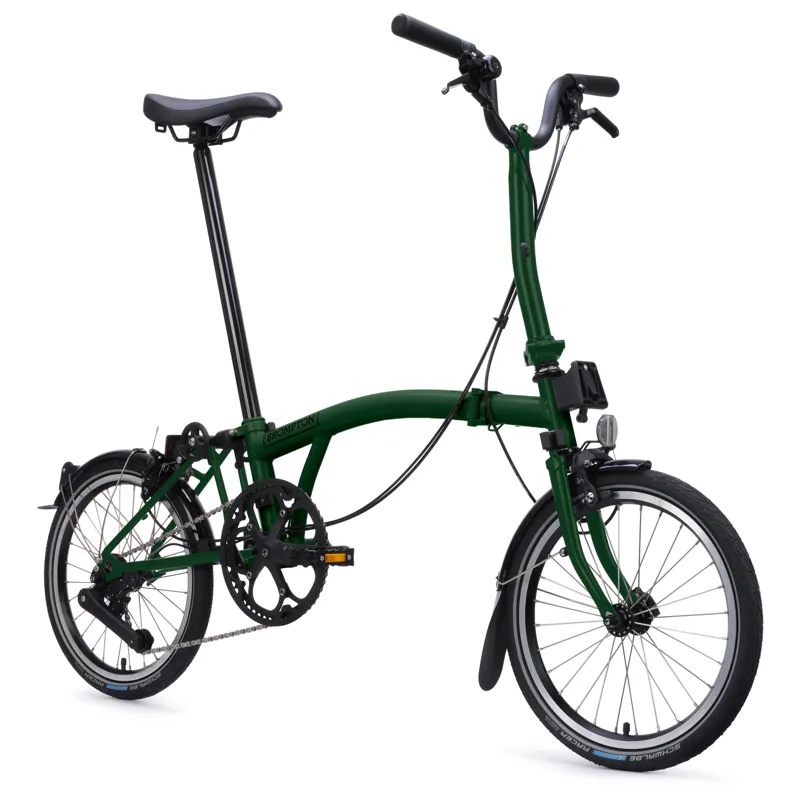 Brompton C-Line 4 speed in Racing Green-4