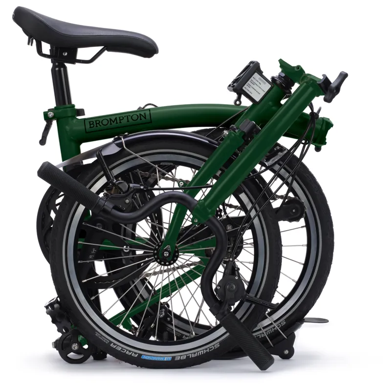 Brompton C-Line 4 speed in Racing Green-9