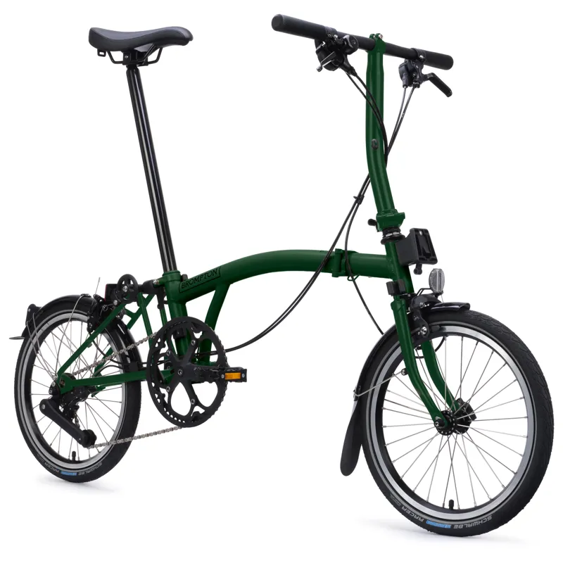 Brompton C-Line 4 speed in Racing Green-5