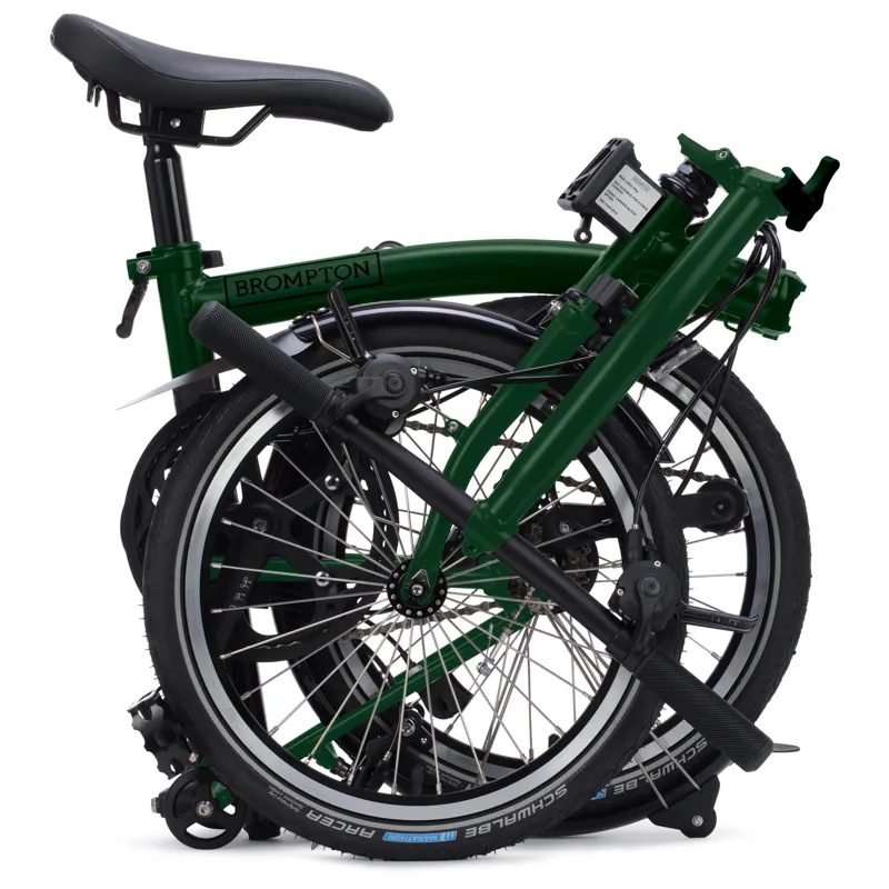 Brompton C-Line 4 speed in Racing Green-10