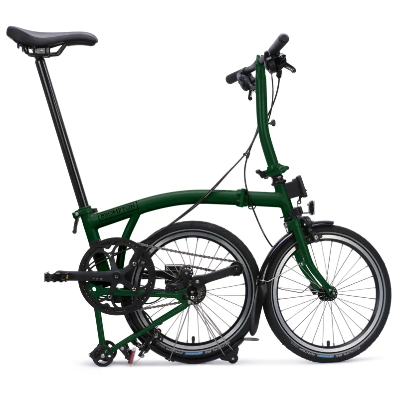 Brompton C-Line 4 speed in Racing Green-8