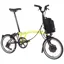 Brompton Electric C-Line 4 Speed High Bar H4L in Yuzu Lime