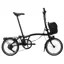Brompton Electric C-Line 4-speed with SuperRoll+ in Matt Black 