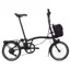 Brompton Electric C-Line 4-speed with SuperRoll+ in Plum Red