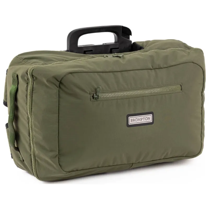 Brompton Electric Backpack Medium in Olive Green