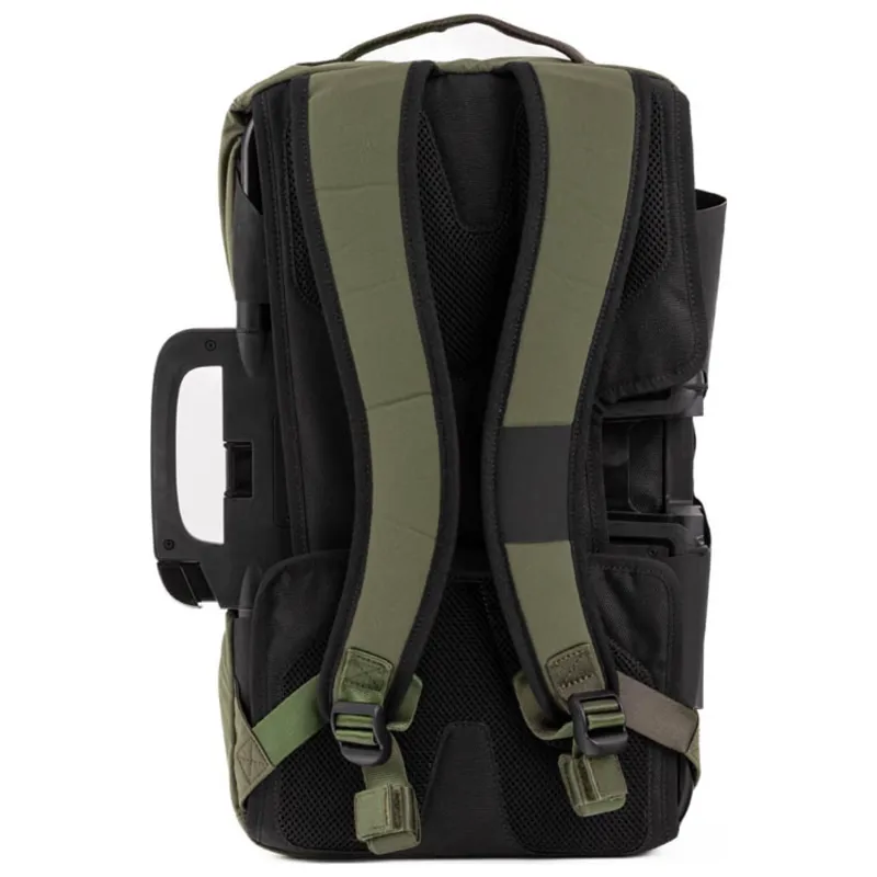 Brompton Electric Backpack Medium in Olive Green-2