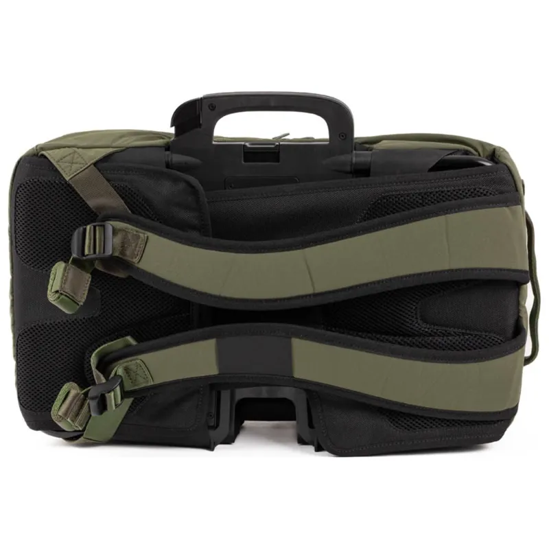 Brompton Electric Backpack Medium in Olive Green-3