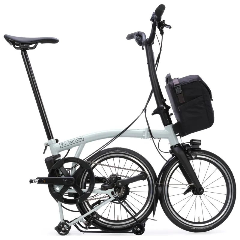 Brompton Electric P-Line 4-speed with SuperRoll+ Lunar Ice Metallic-4
