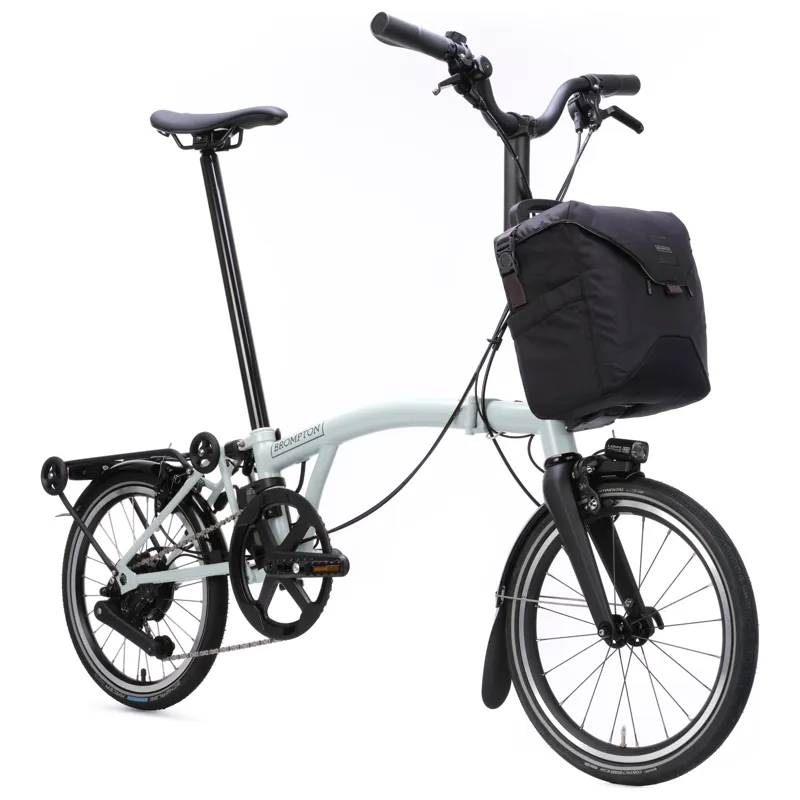 Brompton Electric P-Line 4-speed with SuperRoll+ Lunar Ice Metallic-3