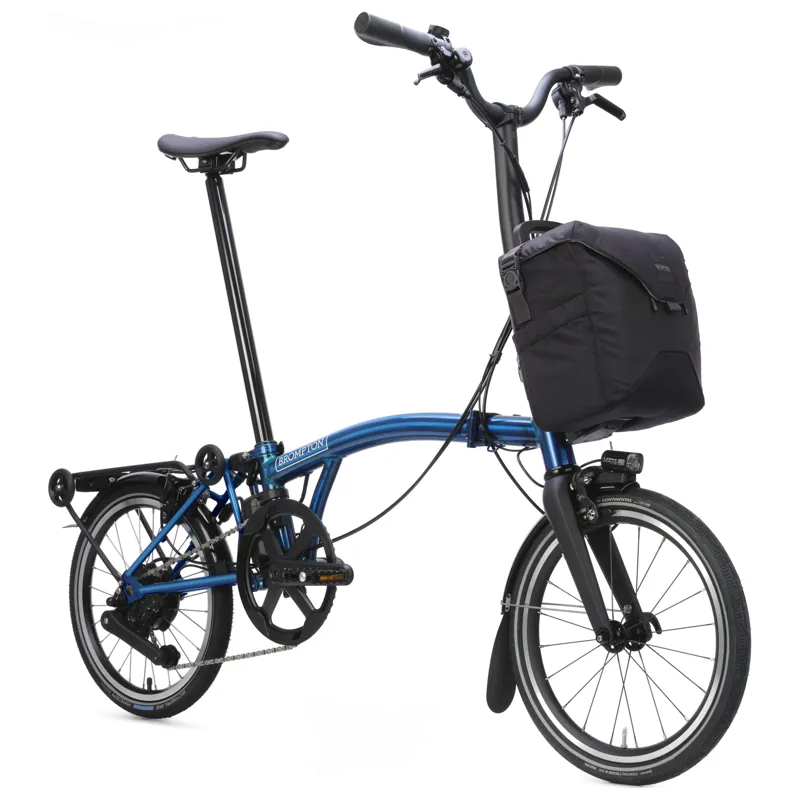 Brompton Electric P-Line 4-speed with SuperRoll+ in Pacific Lacquer-2