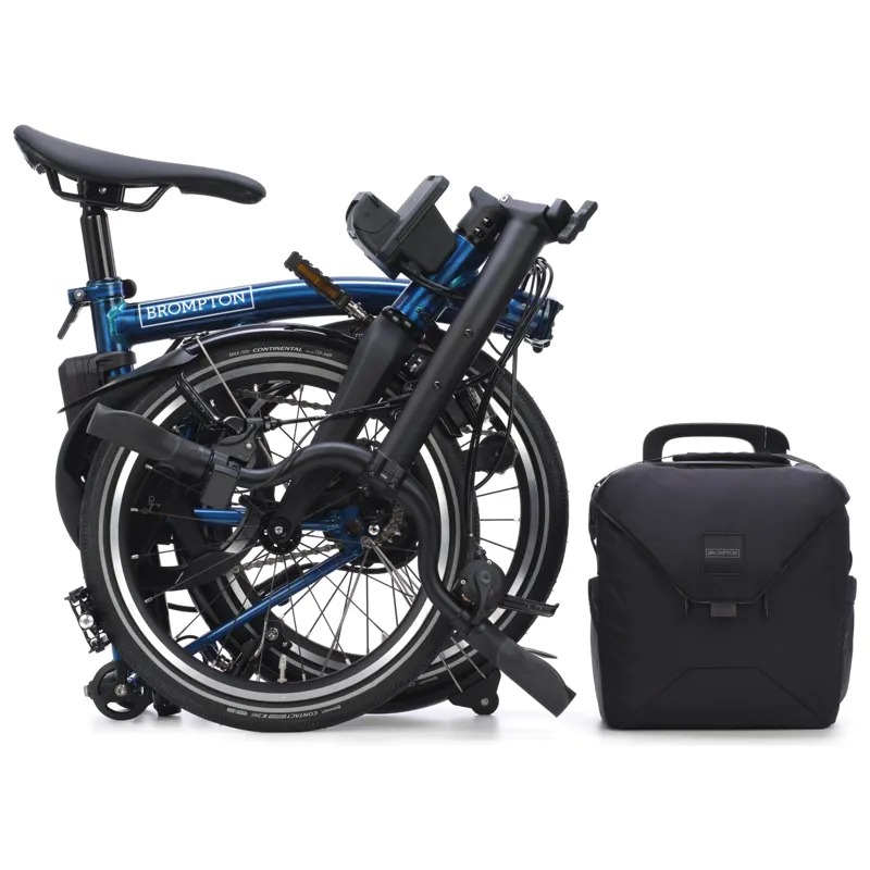 Brompton Electric P-Line 4-speed with SuperRoll+ in Pacific Lacquer-6