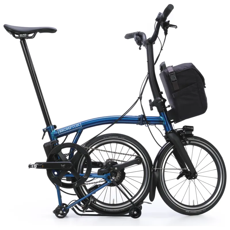 Brompton Electric P-Line 4-speed with SuperRoll+ in Pacific Lacquer-5