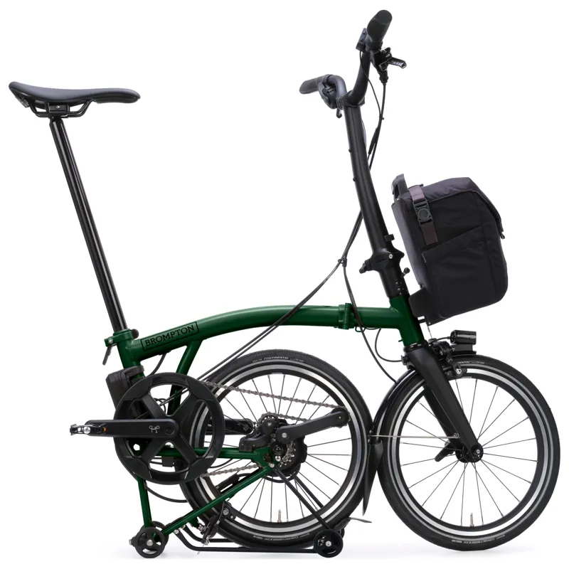 Brompton Electric P-Line 4-speed with SuperRoll+ in Racing Green-4