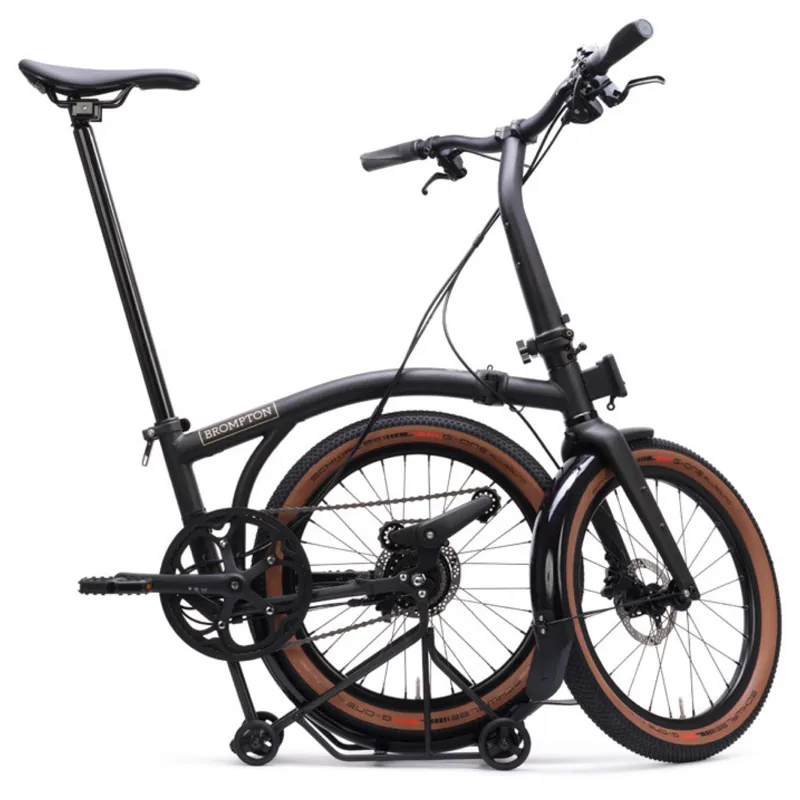 Brompton G-Line with Roller Frame 8 Speed in Space Black-2