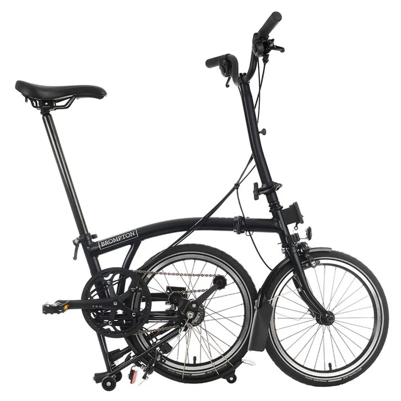 Brompton C-Line Urban High Bar 2 Speed H2L in Matt Black-2