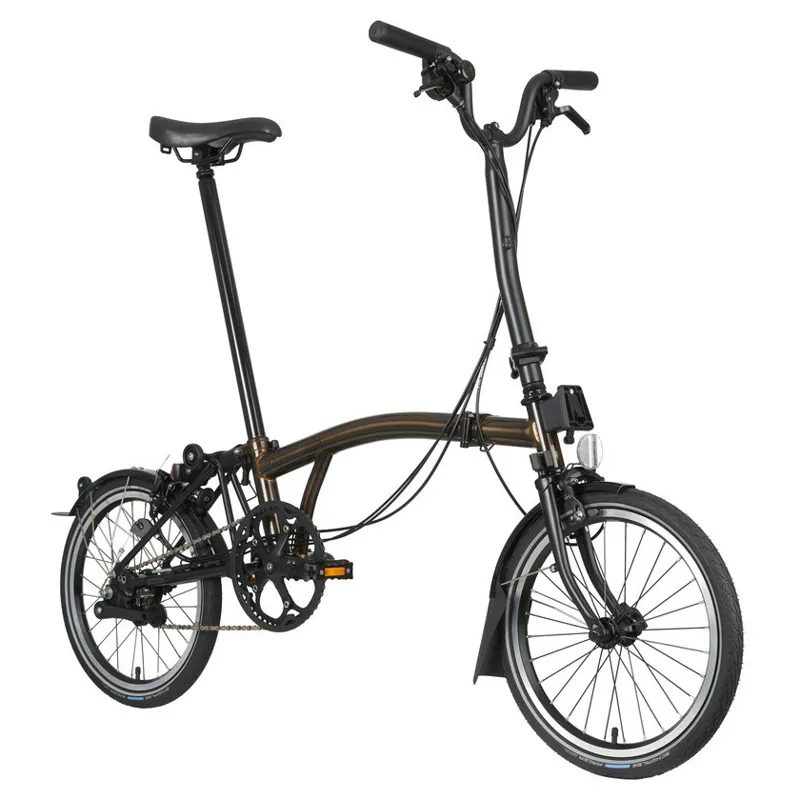 Brompton C-Line Urban High Bar 2 Speed H2L in Black Lacquer